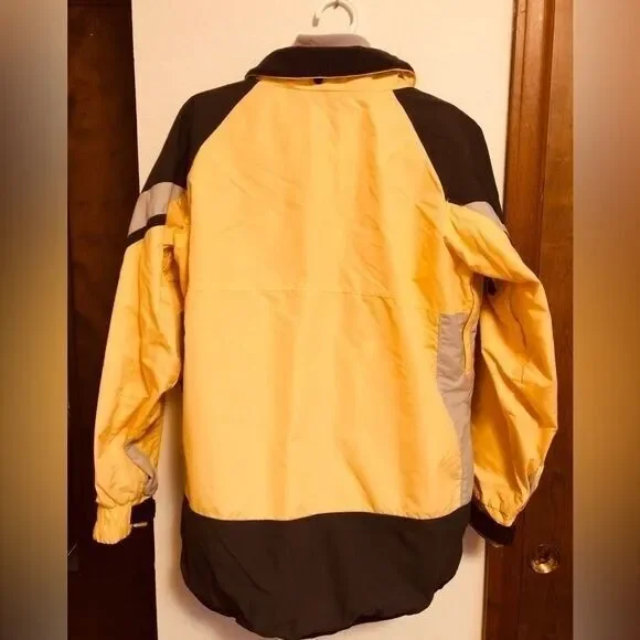 Columbia Women's Small Yellow Gray‎ Ski Snowboard Jacket & Fleece Removable Vest - Picture 4 of 16